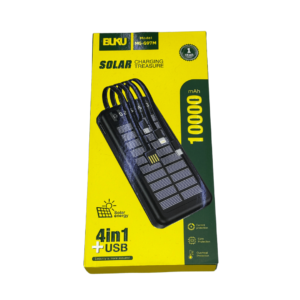 Power Bank 10000 mAh Solar Buku Mg-g97m - Imagen 1