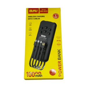 Power Bank Con Carga Inalámbrica 10,000 mAh Buku Mg-g121 - Imagen 1