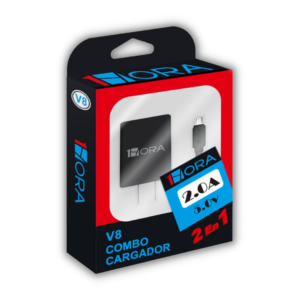 Combo Cargador 1hora entrada V8 gar064 - Imagen 1